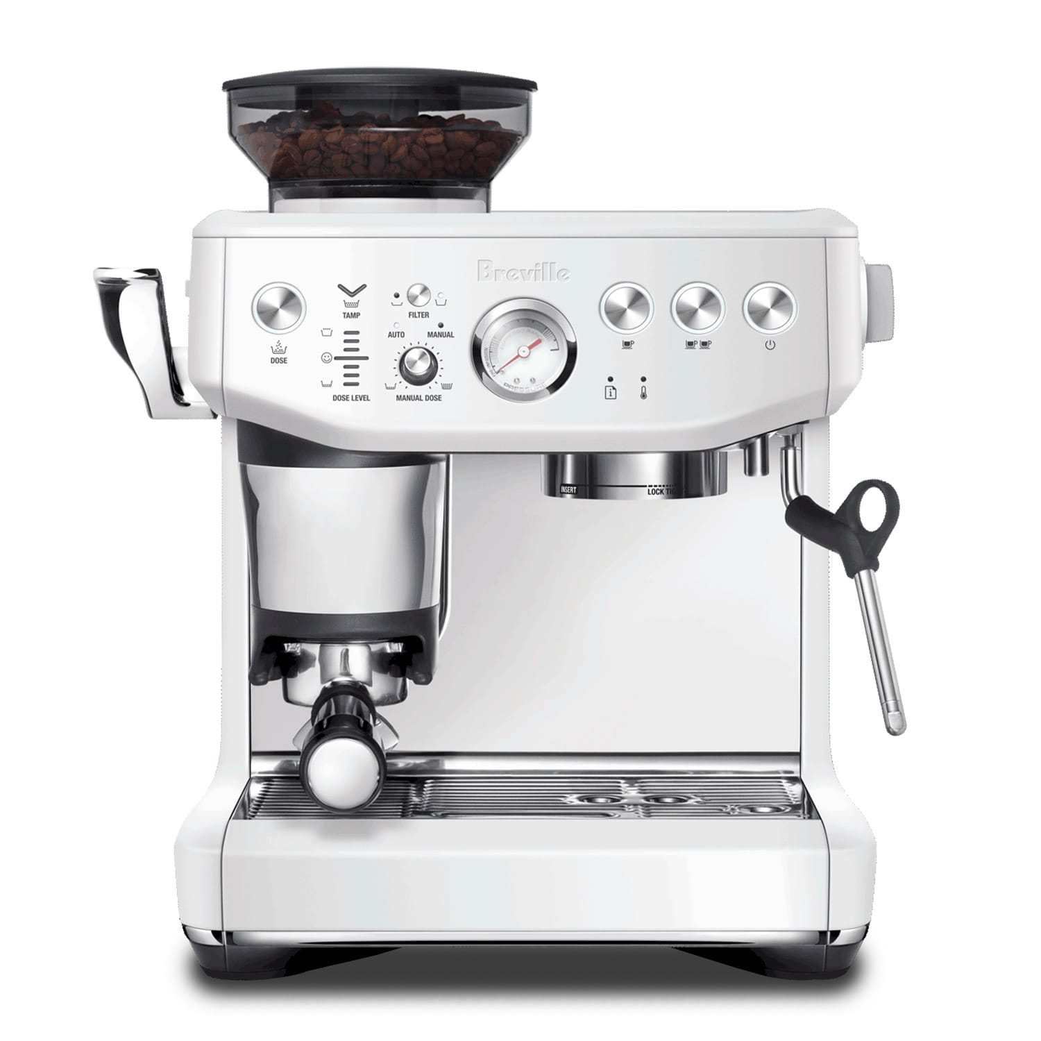 the Barista Express™ Impress Sea Salt